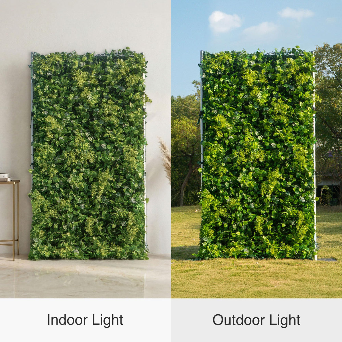 COCO FLOWERWALL Artificial Flower Wall Panels, 3D Silk Floral Wall Backdrop, Green Wall for Wedding, Baby Show, Party and Home Decor, Quick Assembly/Storage Roll Up, Both Eco ＆ Pet Friendly, 4ft*8ft
