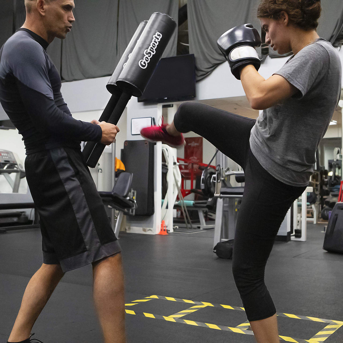 GoSports Padded Blocking Guards - 2 Pack, Great Defender Simulation for Martial Arts & Sports Training (Basketball, Football, Lacrosse, MMA and More)